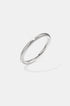 Elara Bangle Bracelet in brushed stainless steel, 8 mm wide.